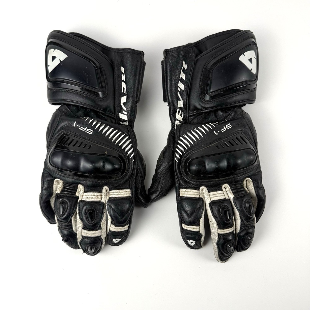 Rev'it Motorcycle SF-1 Gloves Spitfire Mens XL Black Protection Revit
